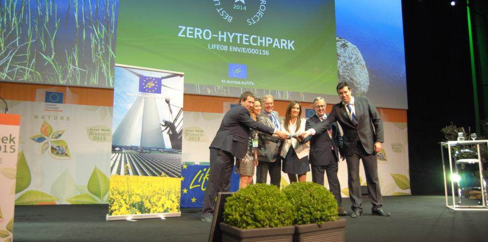 El proyecto LIFE+ ZEROHYTECHPARK que coordina la Fundación del Hidrógeno recibe el premio “Best Life Project” de la Comisión Europea