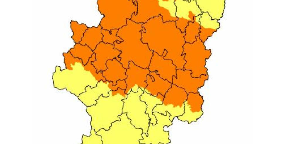 Prealerta naranja por incendios forestales