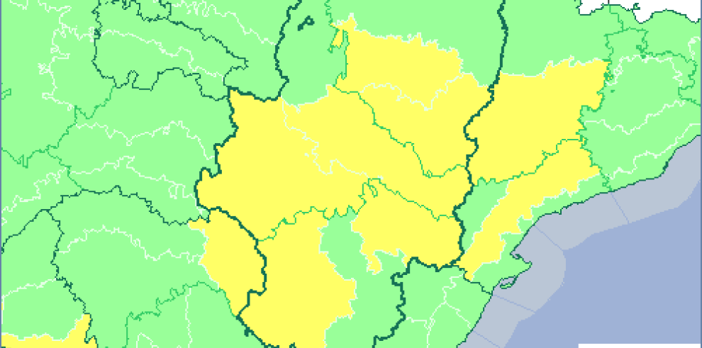 Alerta amarilla por bajas temperaturas en varias zonas de Aragón (ampliación)