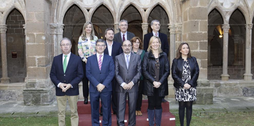 Lambán asegura que la apertura del Parador de Veruela es una deuda pendiente del Gobierno con Aragón