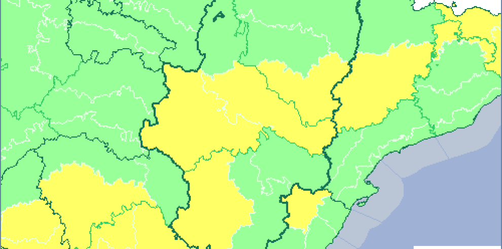 Aviso amarillo por altas temperaturas 