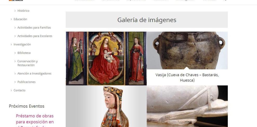 El Museo de Huesca estrena página web