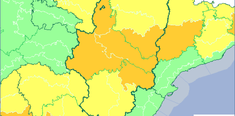 Aviso de nivel amarillo por altas temperaturas 