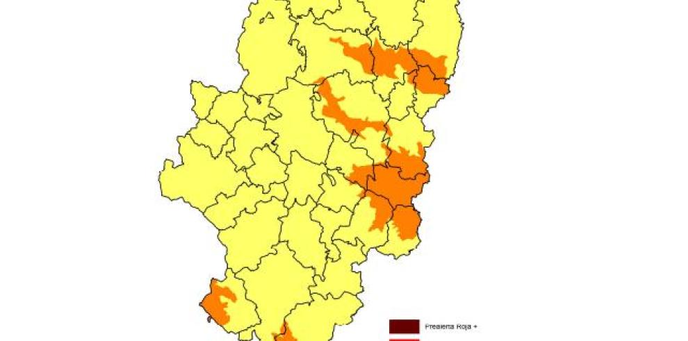 Prealerta naranja por incendios forestales 