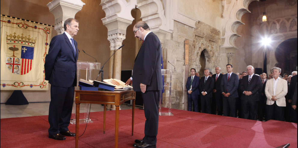 Discurso de Toma de posesión del Presidente de Aragón, Javier Lambán