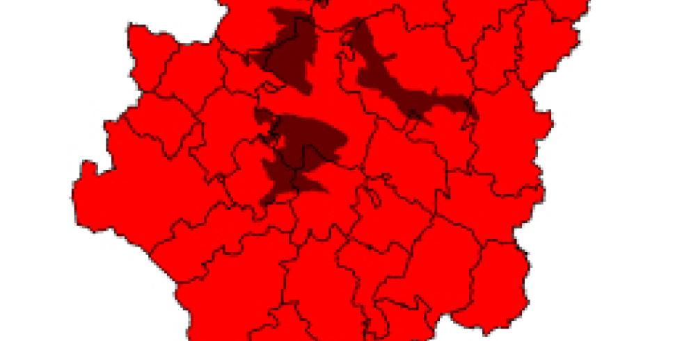 Prealerta Roja por riesgo de incendios forestales