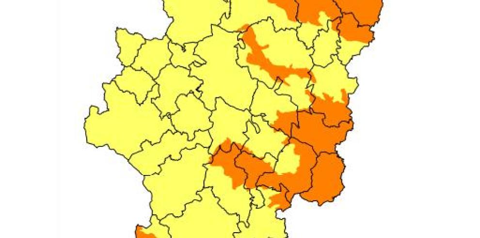 Prealerta naranja por incendios forestales