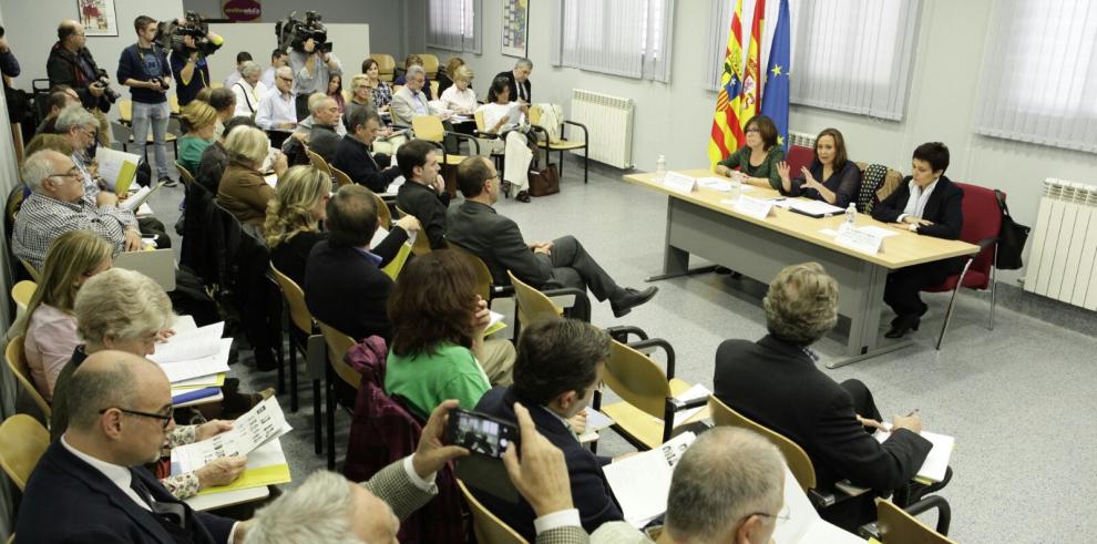 La consejera traslada al Consejo Escolar de Aragón las líneas básicas para iniciar el debate sobre el Pacto por la Educación en Aragón