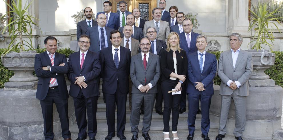 El presidente de Aragón ha clausurado el acto de Constitución del Consejo Empresarial de Zaragoza