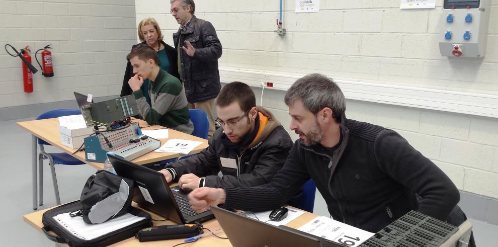 Más de sesenta alumnos participan en la última jornada de los Campeonatos de Aragón de FP