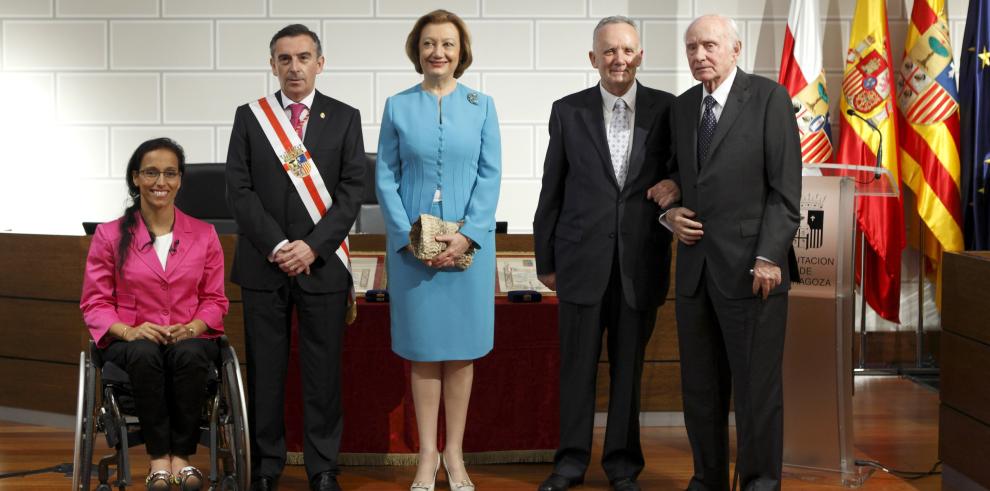 Javier Pardo, Vicente Comet y Teresa Perales, Medallas de Santa Isabel de Portugal 2014