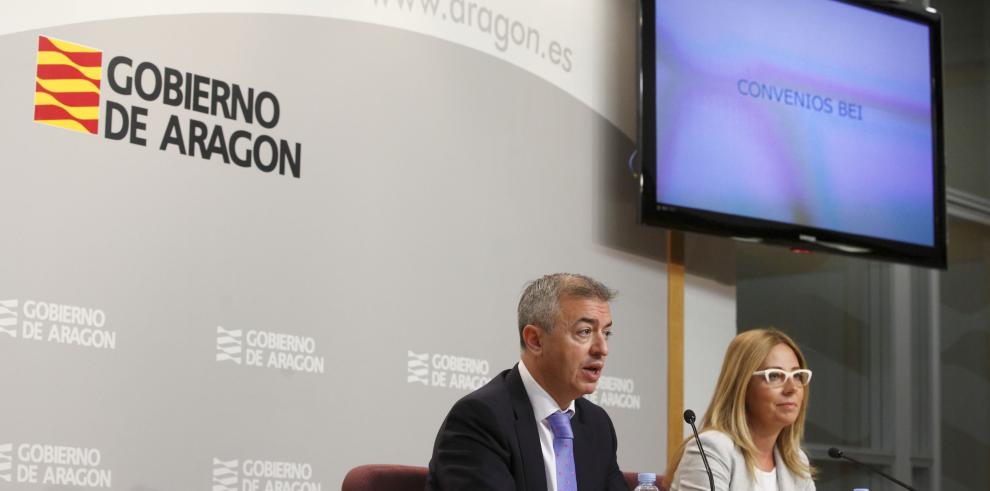 3 mil pymes y autónomos aragoneses han obtenido financiación gracias a la línea de crédito habilitada por el Gobierno de Aragón a través del BEI