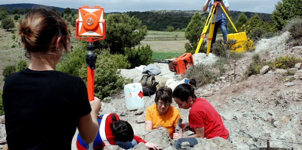 Los yacimientos de El Castellar se convierten en aulas de la Universidad de Verano de Teruel