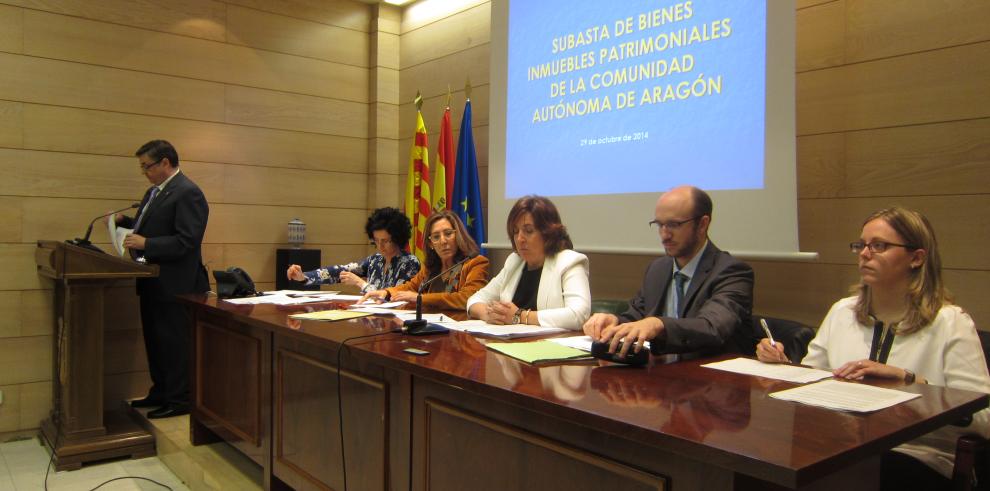 El Gobierno de Aragón recauda 292.000 euros por la venta de cuatro inmuebles 