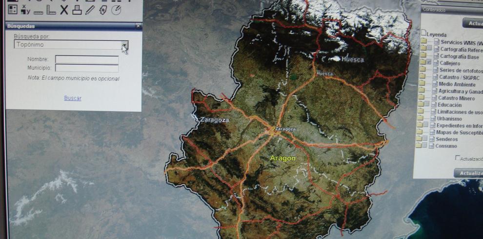 Aragón tiene 729.813 registros toponímicos incluidos en el Nomenclátor