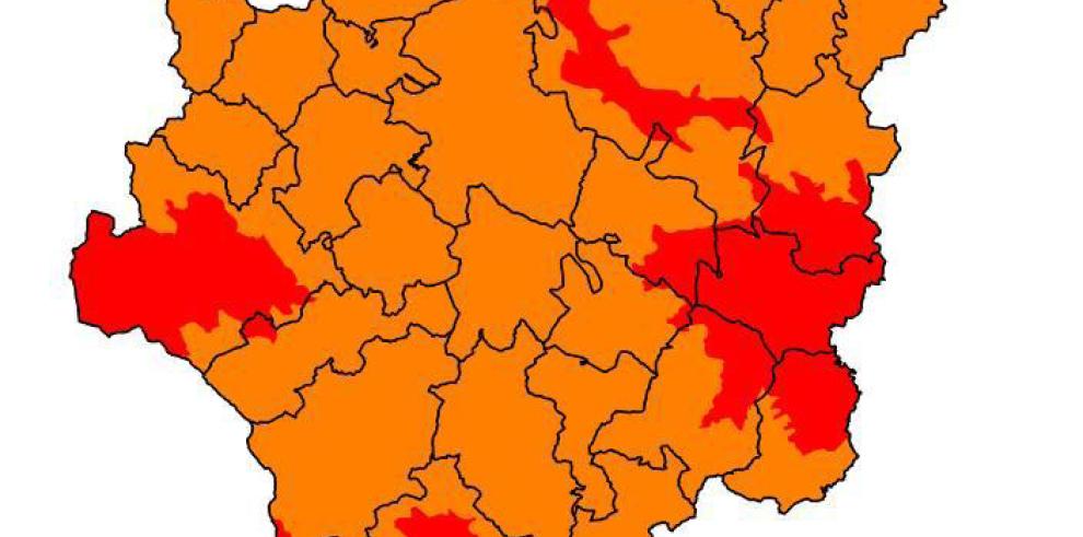 Prealerta Roja por riesgo de incendios forestales