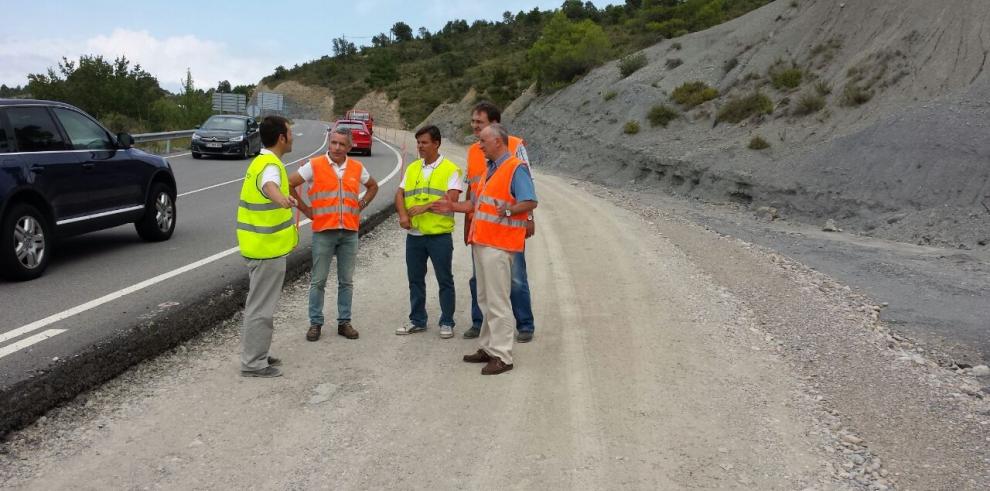 Avanzan a buen ritmo las obras de construcción de los terceros carriles en la A-138