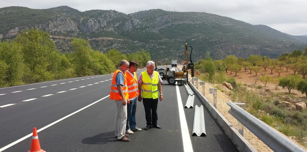 Avanzan a buen ritmo las obras de construcción de los terceros carriles en la A-138