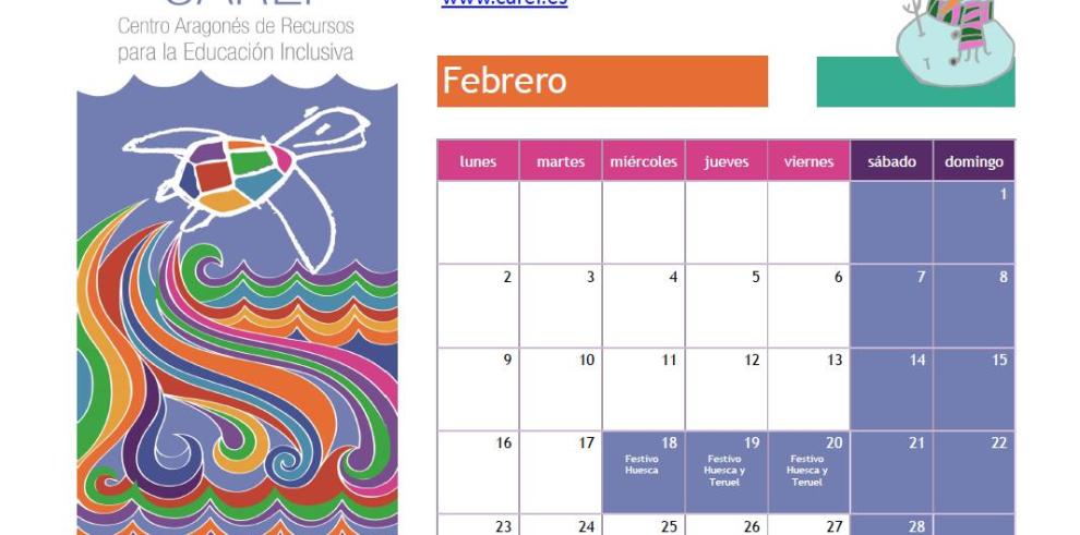 El CAREI estrena una agenda escolar para dar a conocer la educación inclusiva