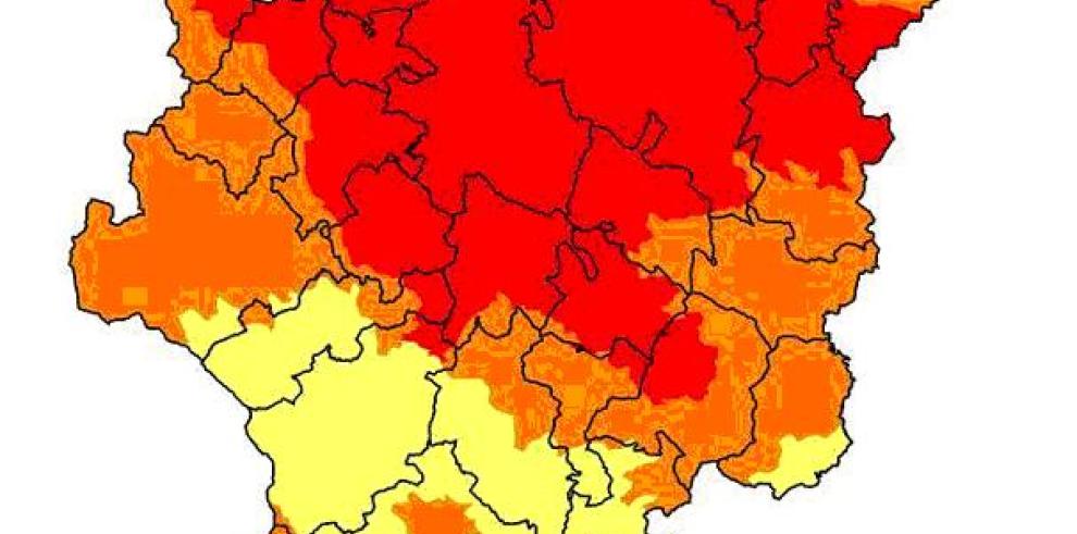 Prealerta roja por incendios forestales