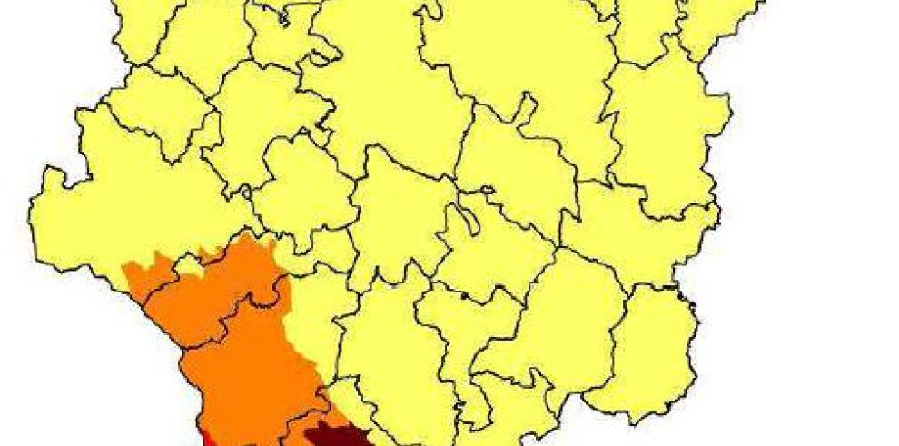 Prealerta Roja + por riesgo de incendios forestales en Teruel