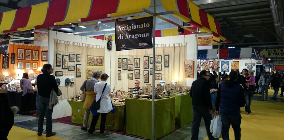 La artesanía aragonesa busca nuevos mercados en Milán