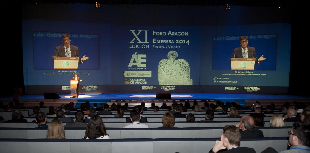 Arranca el Foro Aragón Empresa 2014 con más de 1.300 inscritos 