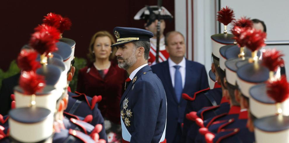 La Presidenta de Aragón asiste a los actos del Día Nacional de España