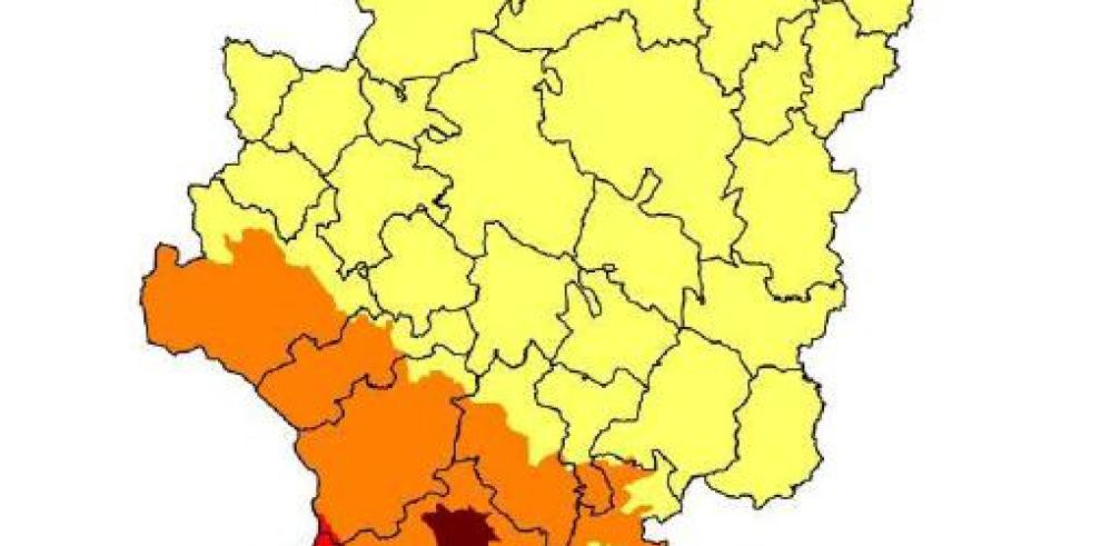 Prealerta Roja + por riesgo de incendios forestales en Teruel