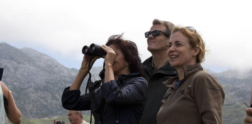 Liberados dos quebrantahuesos aragoneses en los Picos de Europa