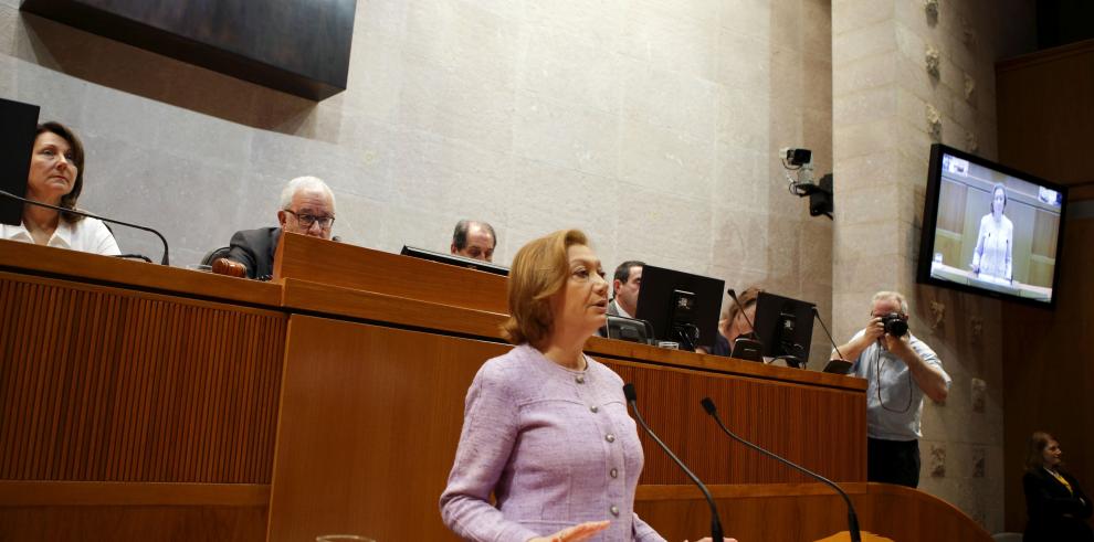 Intervención de la Presidenta de Aragón, Luisa Fernanda Rudi, en el Debate del Estado de la Comunidad Autónoma 