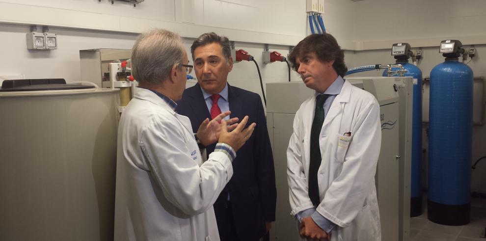 Nueva planta de aguas del servicio de Nefrología del Hospital San Jorge de Huesca