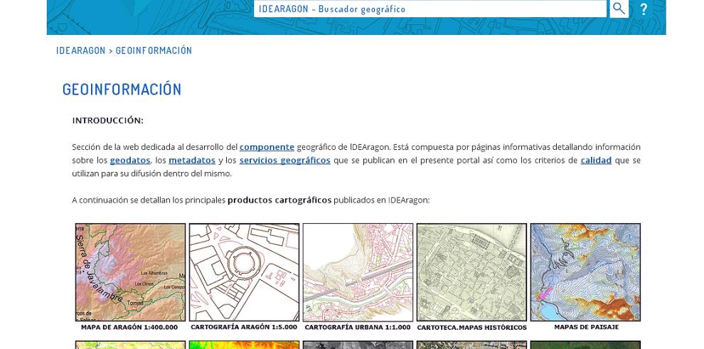 Aragón se coloca a la vanguardia internacional de los portales de información geográfica con IDEAragón