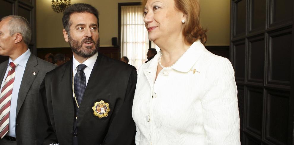 La Presidenta de Aragón asiste a la toma de posesión de Manuel Bellido como Presidente del TSJA