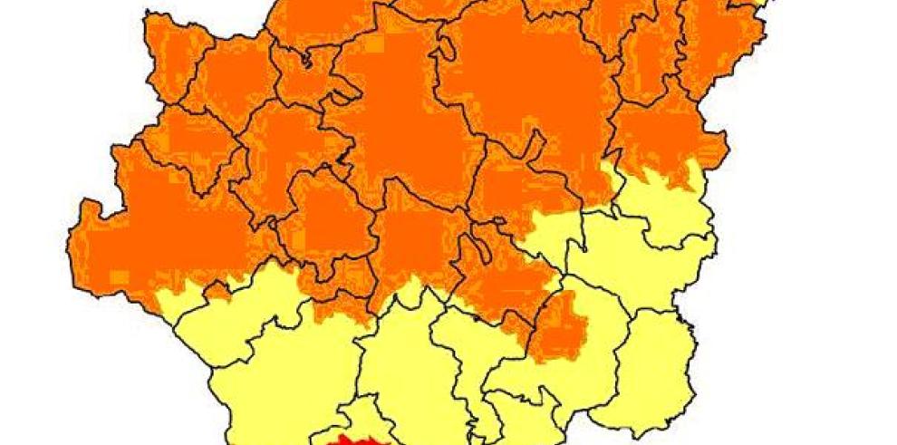 Prealerta roja por incendios forestales en las comarcas de Comunidad de Teruel y Albarracín