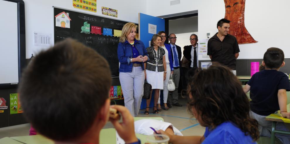 Los alumnos del colegio Valdespartera II estrenan nuevo edificio de Primaria