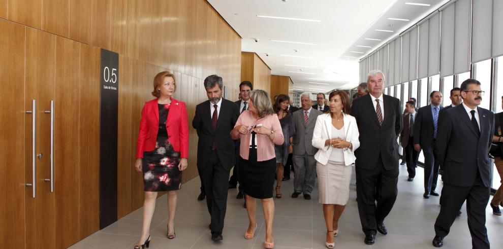 Rudi: “El Palacio de Justicia de Huesca responde a las demandas sociales y profesionales de la capital oscense”