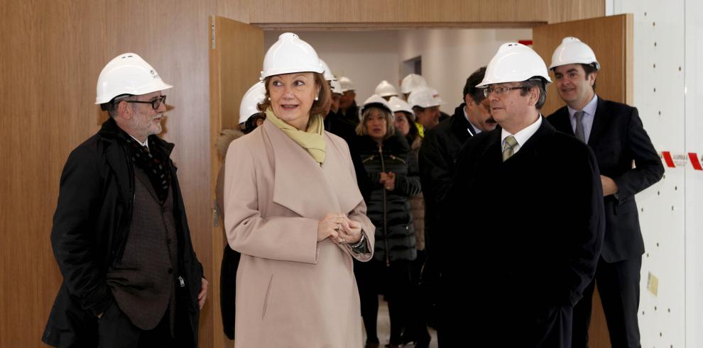 El Palacio de Justicia de Huesca ultima sus instalaciones para abrir sus puertas este 2014