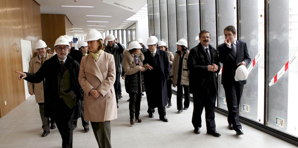 El Palacio de Justicia de Huesca ultima sus instalaciones para abrir sus puertas este 2014