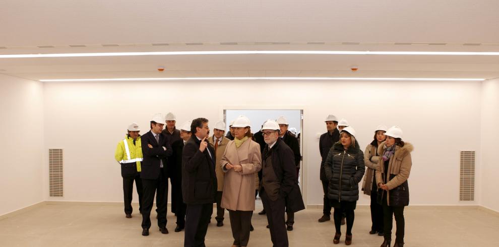 El Palacio de Justicia de Huesca ultima sus instalaciones para abrir sus puertas este 2014