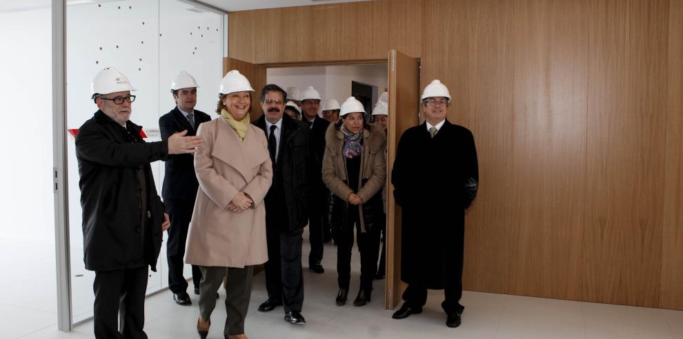 El Palacio de Justicia de Huesca ultima sus instalaciones para abrir sus puertas este 2014