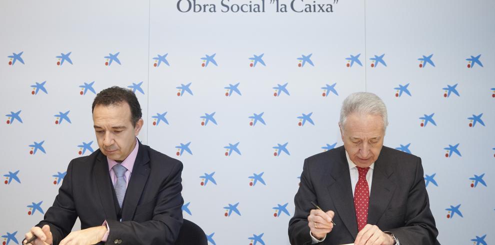 Gobierno de Aragón y la “la Caixa” mejoraran los espacios naturales  y proporcionarán empleo a 17 personas  en riesgo de exclusión social