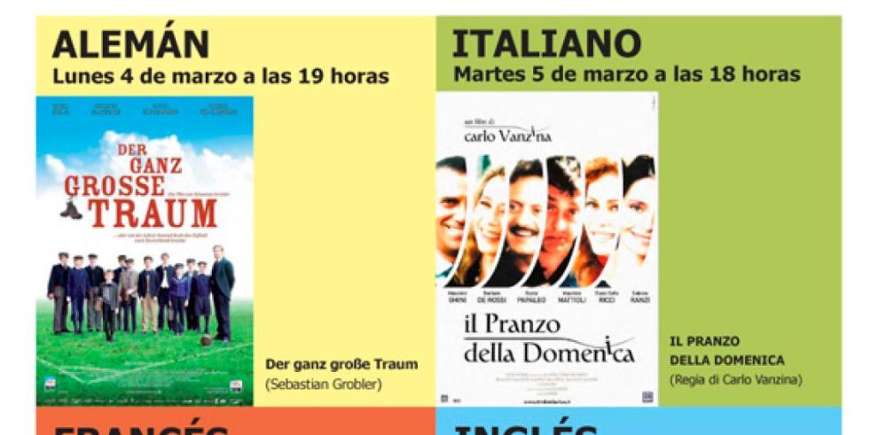 Cine en versión original para celebrar los 25 años de la Escuela Oficial de Idiomas de Huesca