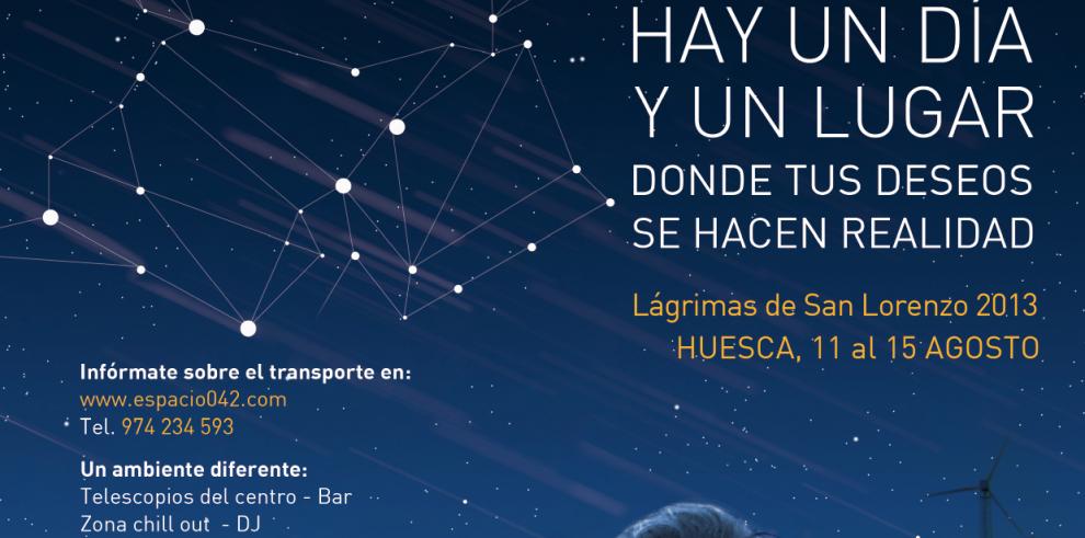 Más de 1500 personas acuden a la observación de las Lágrimas de San Lorenzo celebrada en el Espacio Astronómico de Huesca