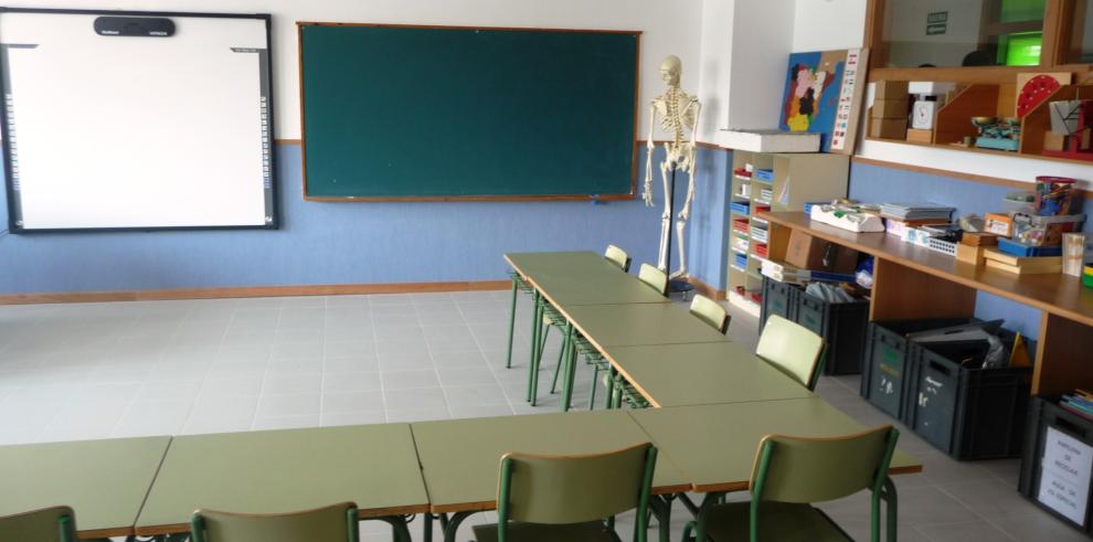 El Gobierno de Aragón remodelará cuatro centros educativos de la provincia de Teruel a través del FITE