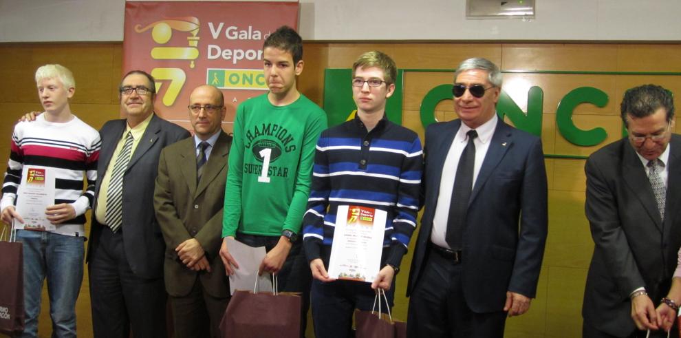 La ONCE Aragón premia a los deportistas