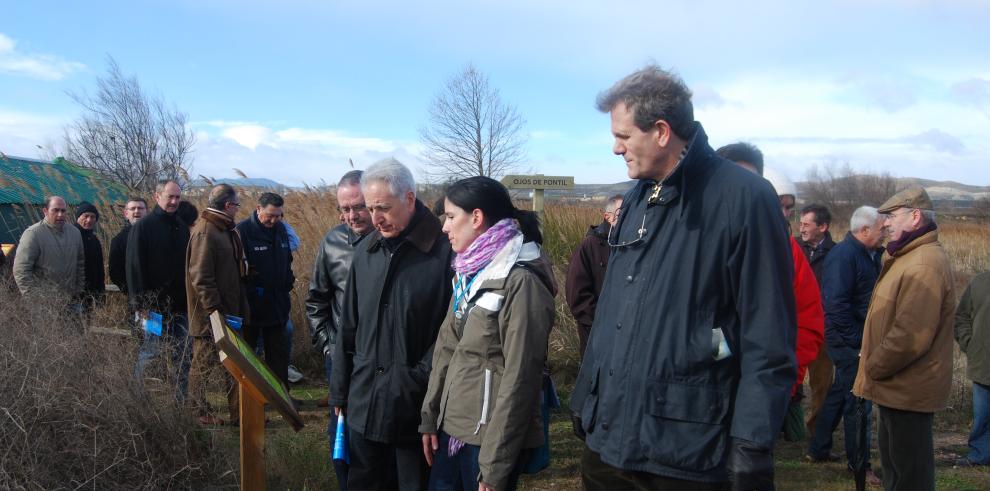 El Gobierno de Aragón celebra el Día Mundial de los Humedales en los Ojos de Pontil