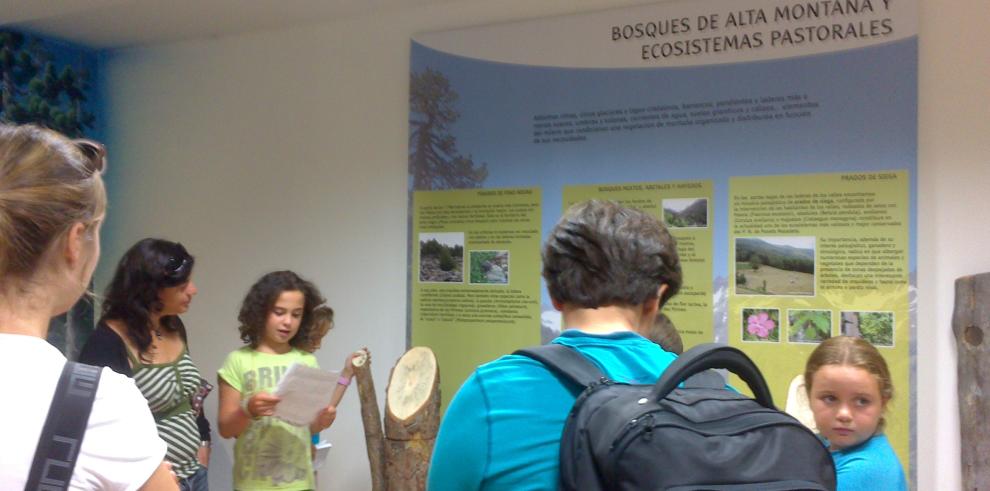 Los escolares, monitores por un día en el recién estrenado Centro de Interpretación de Benasque