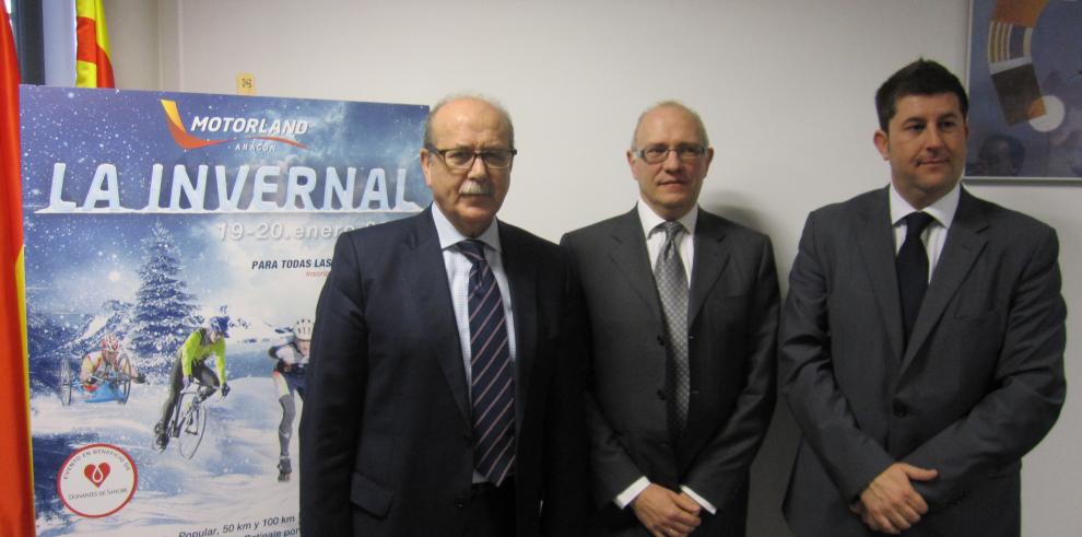 La Invernal de MotorLand donará los beneficios a las hermandades de donantes de sangre de Aragón 