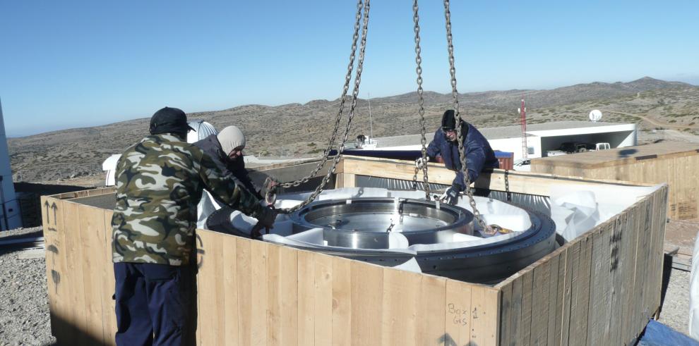 Arranca el montaje del telescopio JST/T250 en el Observatorio Astrofísico de Javalambre